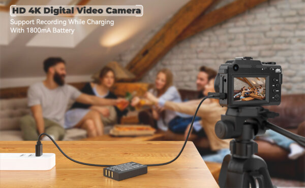 OIEXI 48MP Digital Camera for Photography,4K Video Camera with Front and Rear Dual Cameras,18X Digital Zoom,3.0-inch Screen,32GB Micro Card,Rechargeable Battery,Camera for Kids/Teens/Beginners(Black) - Image 9