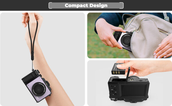 OIEXI 48MP Digital Camera for Photography,4K Video Camera with Front and Rear Dual Cameras,18X Digital Zoom,3.0-inch Screen,32GB Micro Card,Rechargeable Battery,Camera for Kids/Teens(Lilac Violet) - Image 11