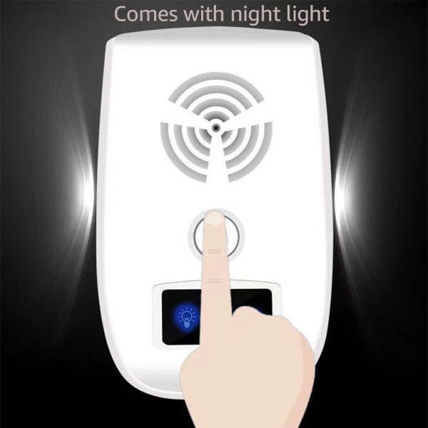 Ultrasonic Pest Repeller ,6 Pack Electronic Pest Repellent Plug in for Mosquito, Mouse, Cockroaches, Rats, Bugs, Mouse repellent with night light - Image 5