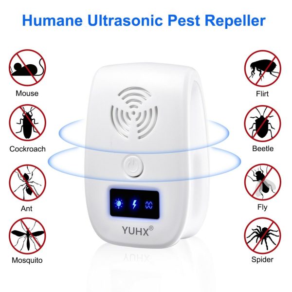 Ultrasonic Pest Repeller ,6 Pack Electronic Pest Repellent Plug in for Mosquito, Mouse, Cockroaches, Rats, Bugs, Mouse repellent with night light - Image 10